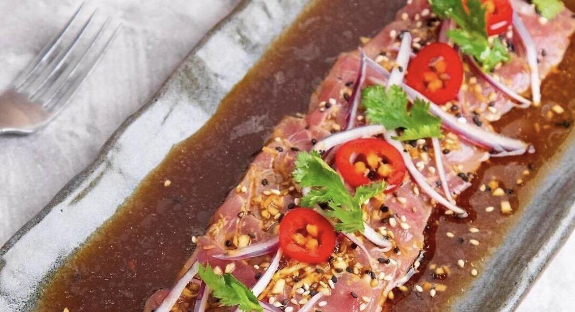Sashimi de Atún Estilo Mazatlán