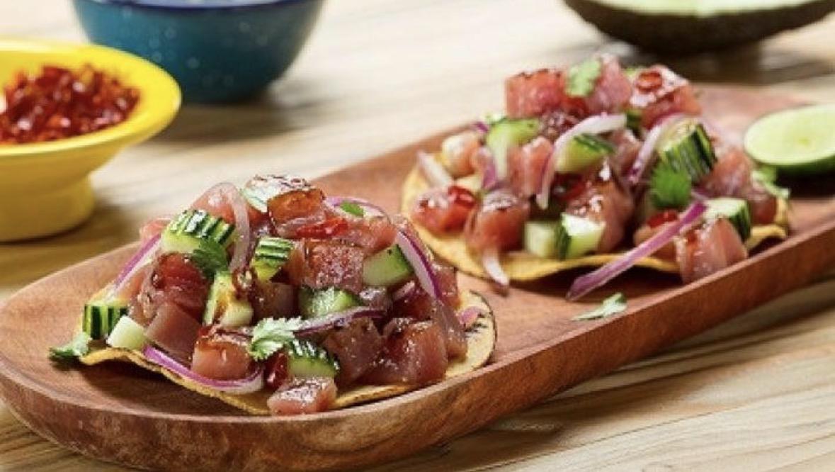 Ceviche de Atún y Mango al Estilo Pacífico mexicano